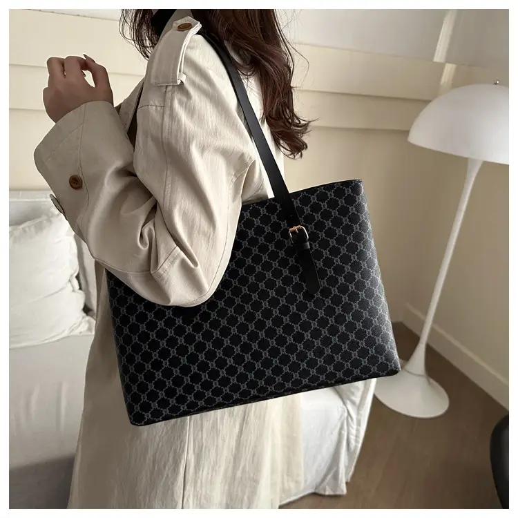 Women's Large Capacity Patterned Tote Bag 2024 Winter — feature 12