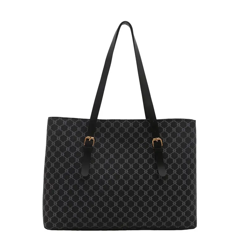 Women's Large Capacity Patterned Tote Bag 2024 Winter - Image 2