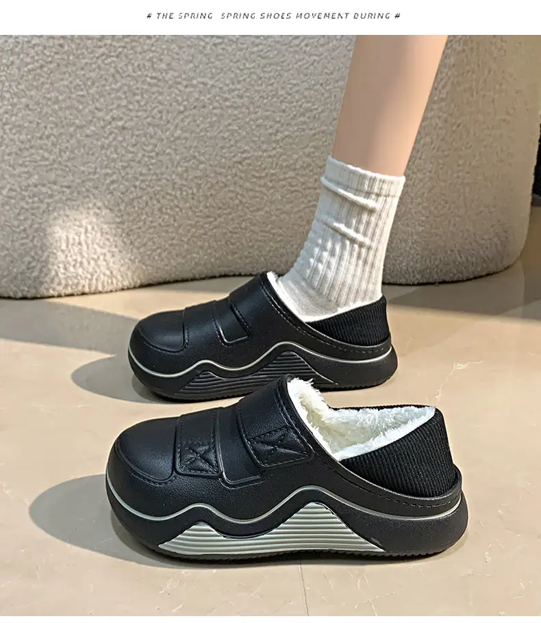 Cotton Slippers for Women, New Autumn and Winter Models, Fleece-Lined for Warmth, Eva Thick-Soled, Suitable for Indoor and Outdoor Use, Wholesale — feature 24