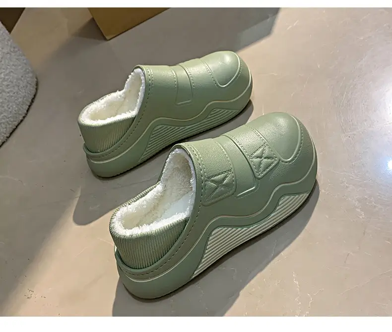 Cotton Slippers for Women, New Autumn and Winter Models, Fleece-Lined for Warmth, Eva Thick-Soled, Suitable for Indoor and Outdoor Use, Wholesale — feature 33
