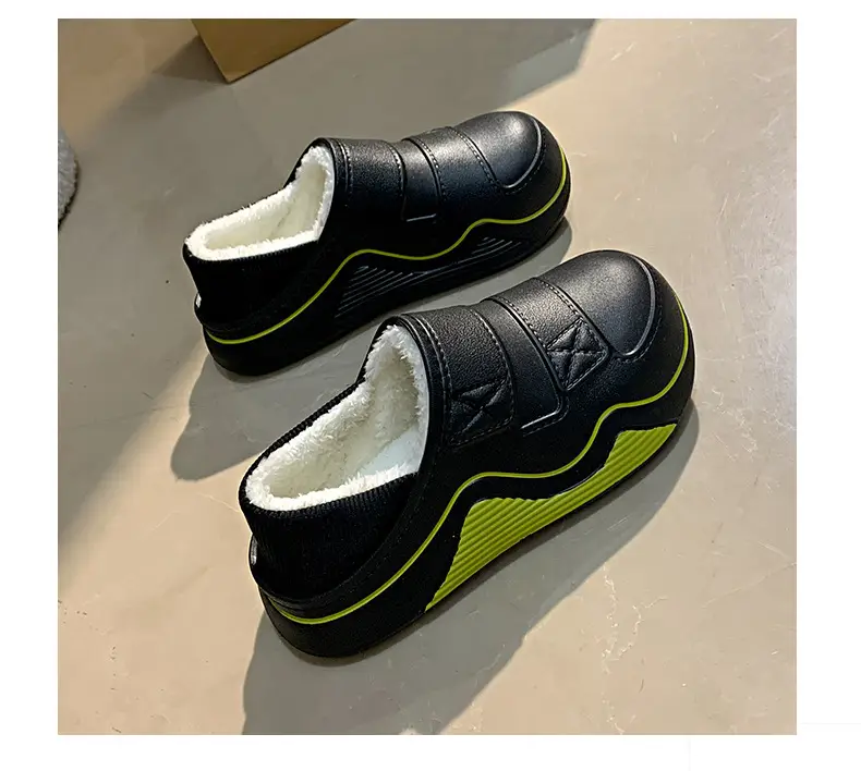 Cotton Slippers for Women, New Autumn and Winter Models, Fleece-Lined for Warmth, Eva Thick-Soled, Suitable for Indoor and Outdoor Use, Wholesale — feature 35