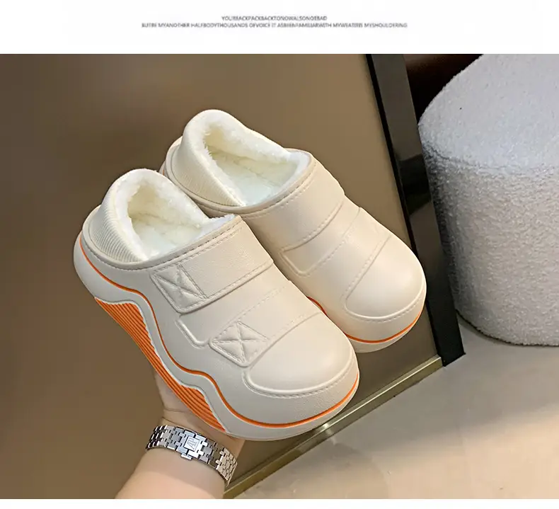 Cotton Slippers for Women, New Autumn and Winter Models, Fleece-Lined for Warmth, Eva Thick-Soled, Suitable for Indoor and Outdoor Use, Wholesale — feature 37