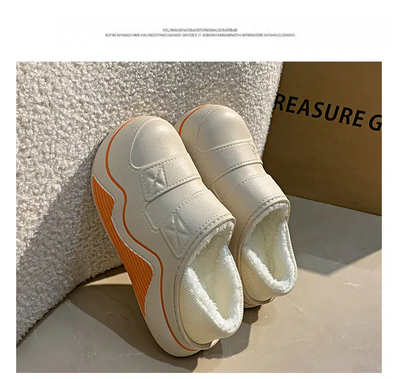 Cotton Slippers for Women, New Autumn and Winter Models, Fleece-Lined for Warmth, Eva Thick-Soled, Suitable for Indoor and Outdoor Use, Wholesale — feature 38