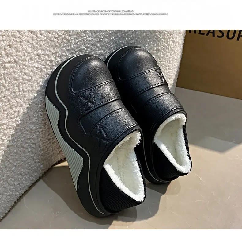 Cotton Slippers for Women, New Autumn and Winter Models, Fleece-Lined for Warmth, Eva Thick-Soled, Suitable for Indoor and Outdoor Use, Wholesale — feature 39