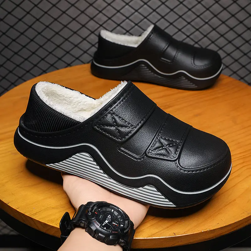 Cotton Slippers for Women, New Autumn and Winter Models, Fleece-Lined for Warmth, Eva Thick-Soled, Suitable for Indoor and Outdoor Use, Wholesale - Image 3