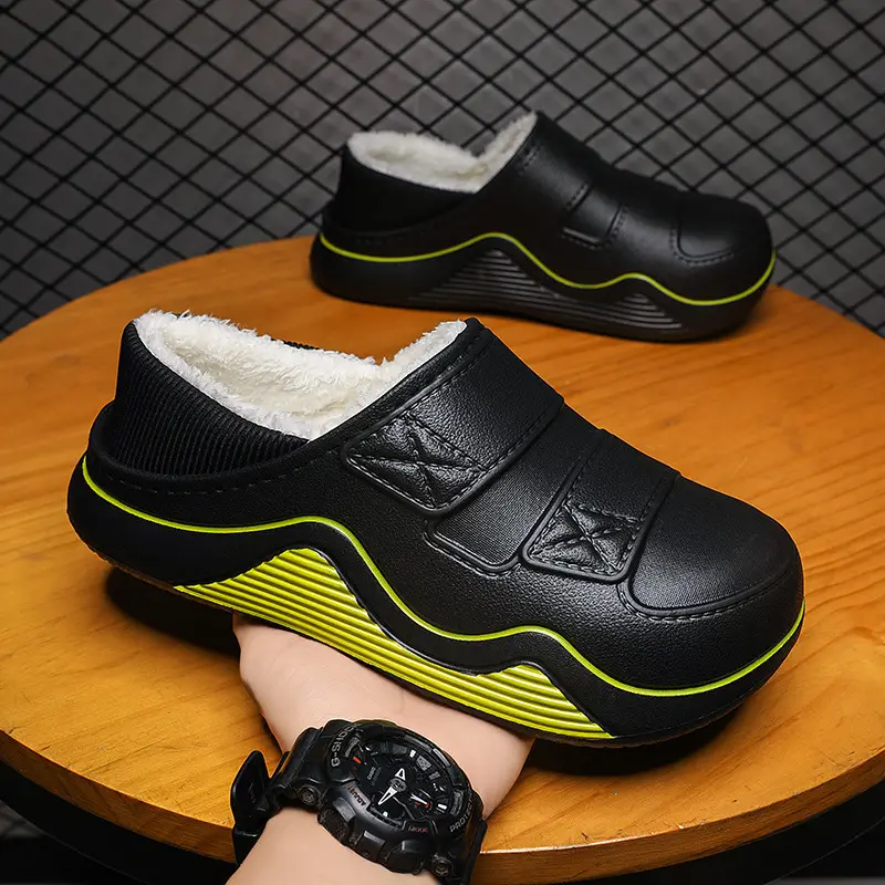 Cotton Slippers for Women, New Autumn and Winter Models, Fleece-Lined for Warmth, Eva Thick-Soled, Suitable for Indoor and Outdoor Use, Wholesale - Image 4