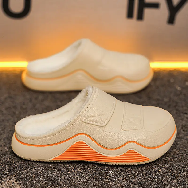 Cotton Slippers for Women, New Autumn and Winter Models, Fleece-Lined for Warmth, Eva Thick-Soled, Suitable for Indoor and Outdoor Use, Wholesale - Image 5