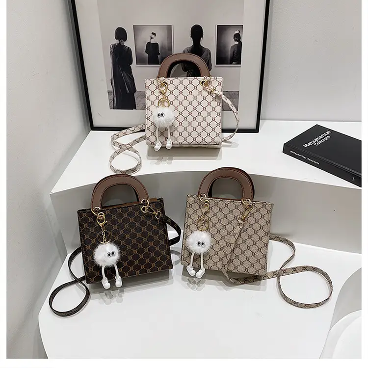 Vintage Monogram Handbag for Women 2024