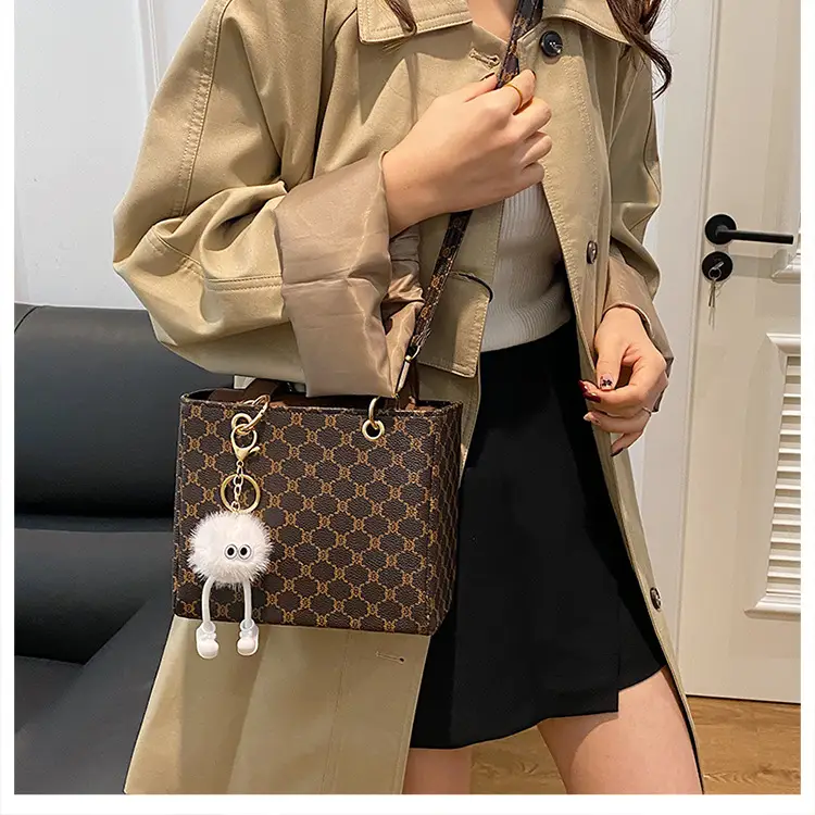 Vintage Monogram Handbag for Women 2024