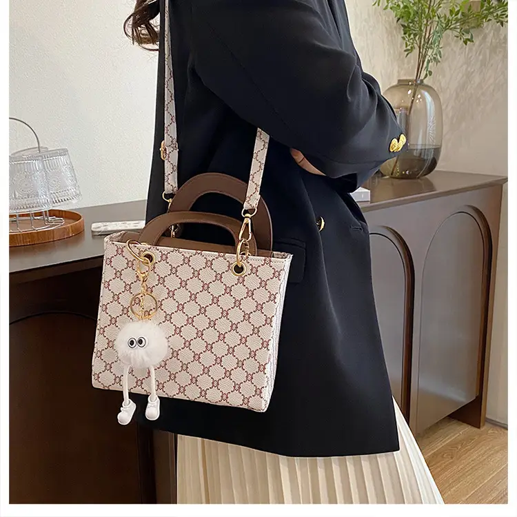 Vintage Monogram Handbag for Women 2024