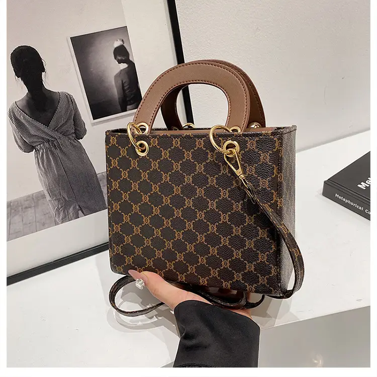 Vintage Monogram Handbag for Women 2024