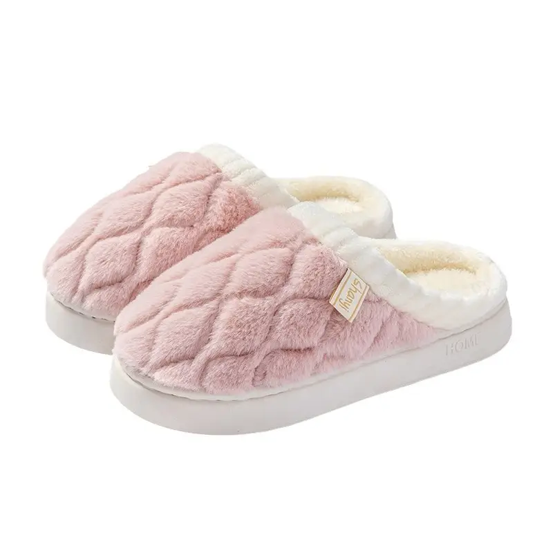Winter Plush Women's Slippers Indoor Warm - Image 10