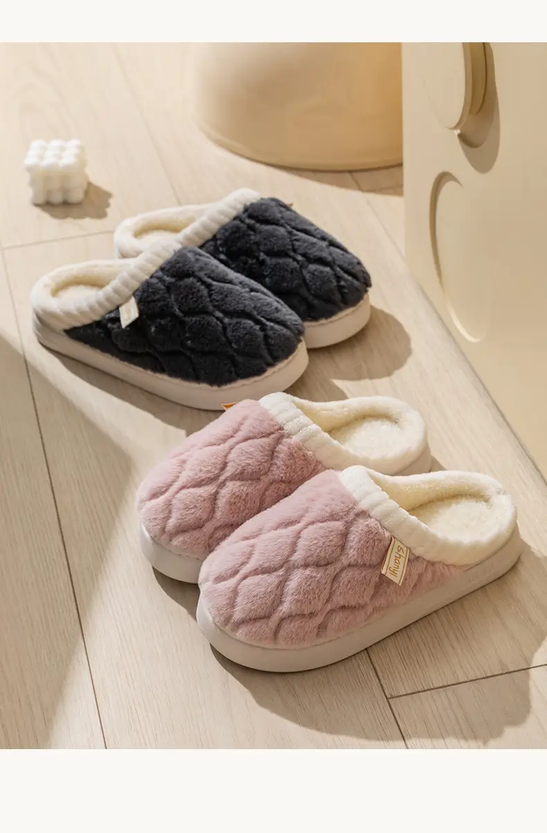 Winter Plush Women's Slippers Indoor Warm — feature 22