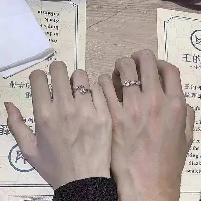 Ins Style Korean Niche Ring, Feminine, Versatile, Simple and Personalized Pair of Rings, High-End Open Index Finger Ring Wholesale — feature 10