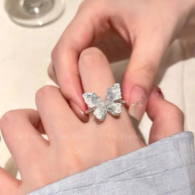 Ins Style Korean Niche Ring, Feminine, Versatile, Simple and Personalized Pair of Rings, High-End Open Index Finger Ring Wholesale — feature 22