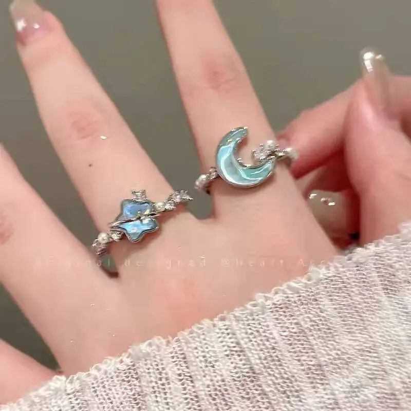 Ins Style Korean Niche Ring, Feminine, Versatile, Simple and Personalized Pair of Rings, High-End Open Index Finger Ring Wholesale — feature 25