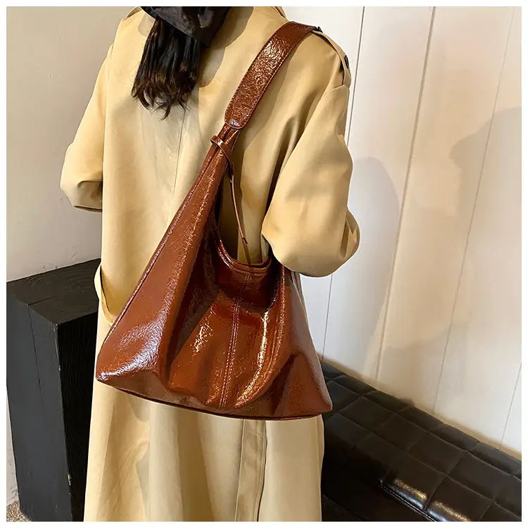 Women's Cross-Brand PU Leather Shoulder Bags Brown Black Red — feature 20