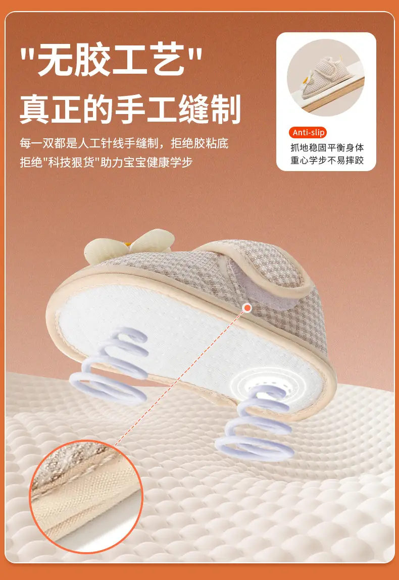 Baby Cotton Shoes, Warm Cloth Shoes, Toddler Shoes, 3-10 Months, 0-1 Year Old Girls, Baby Shoes, Soft Sole, Non-Slip, Fleece-Lined — feature 17