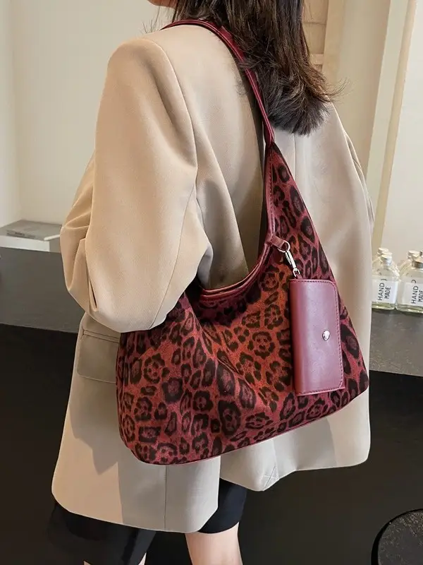 Leopard Print Crossbody Bag for Women 2026 - Image 8