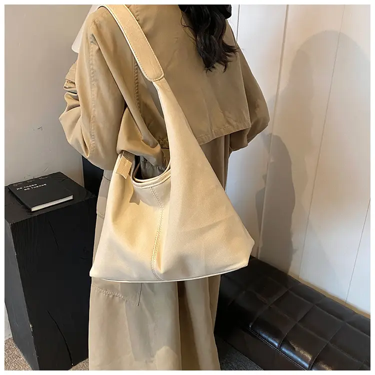 Brown Vintage Frosted Women's Tote Bag Large Capacity — feature 27