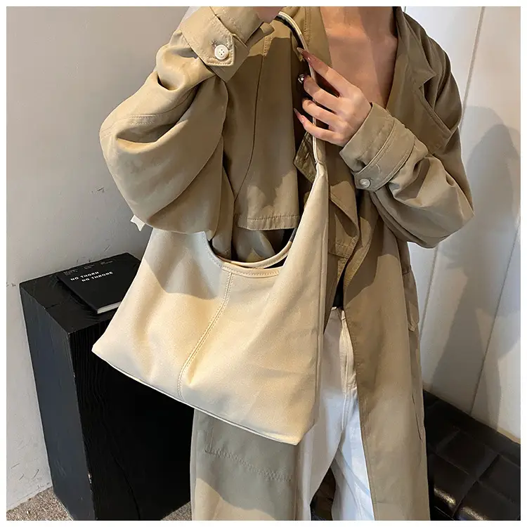 Brown Vintage Frosted Women's Tote Bag Large Capacity — feature 29