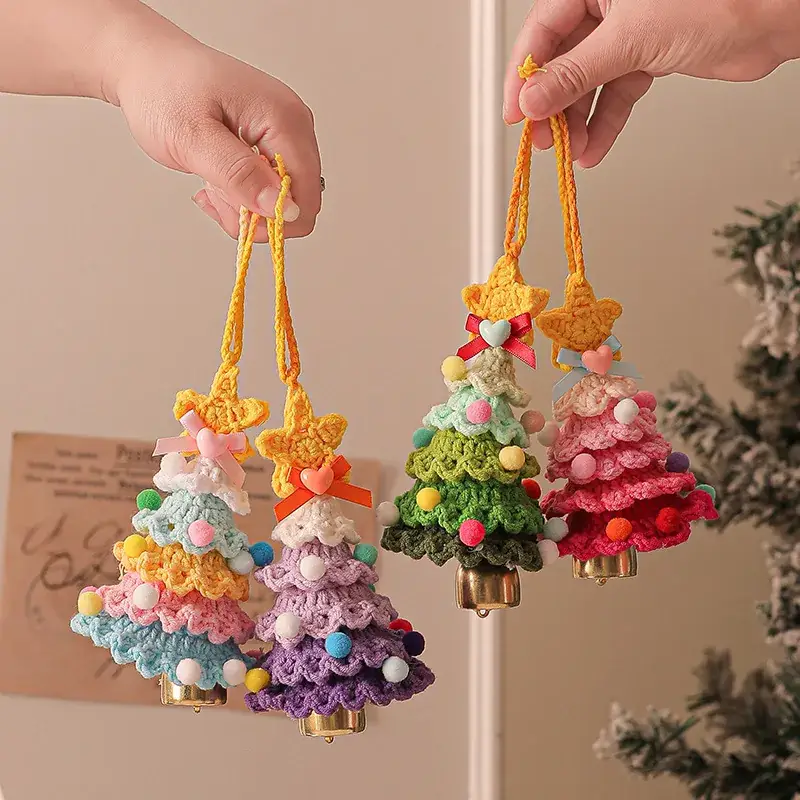 New 2025 Plush Christmas Tree Ornament with Bell - Image 10