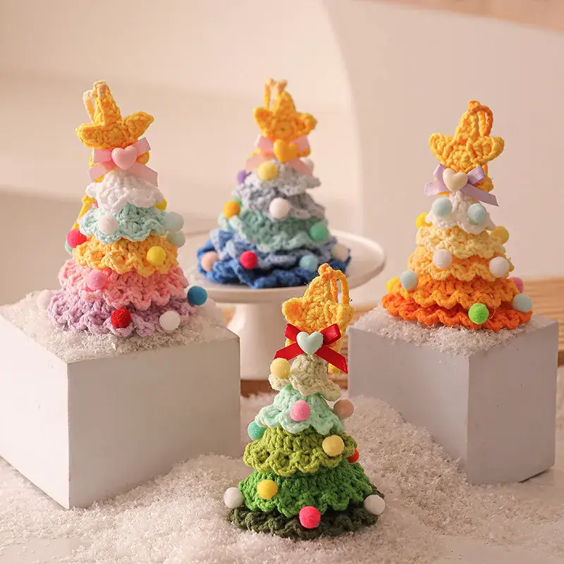 New 2025 Plush Christmas Tree Ornament with Bell - Image 11