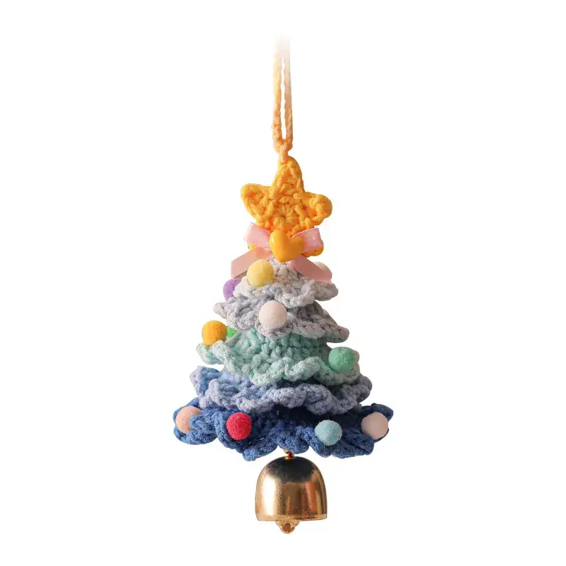 New 2025 Plush Christmas Tree Ornament with Bell - Image 12