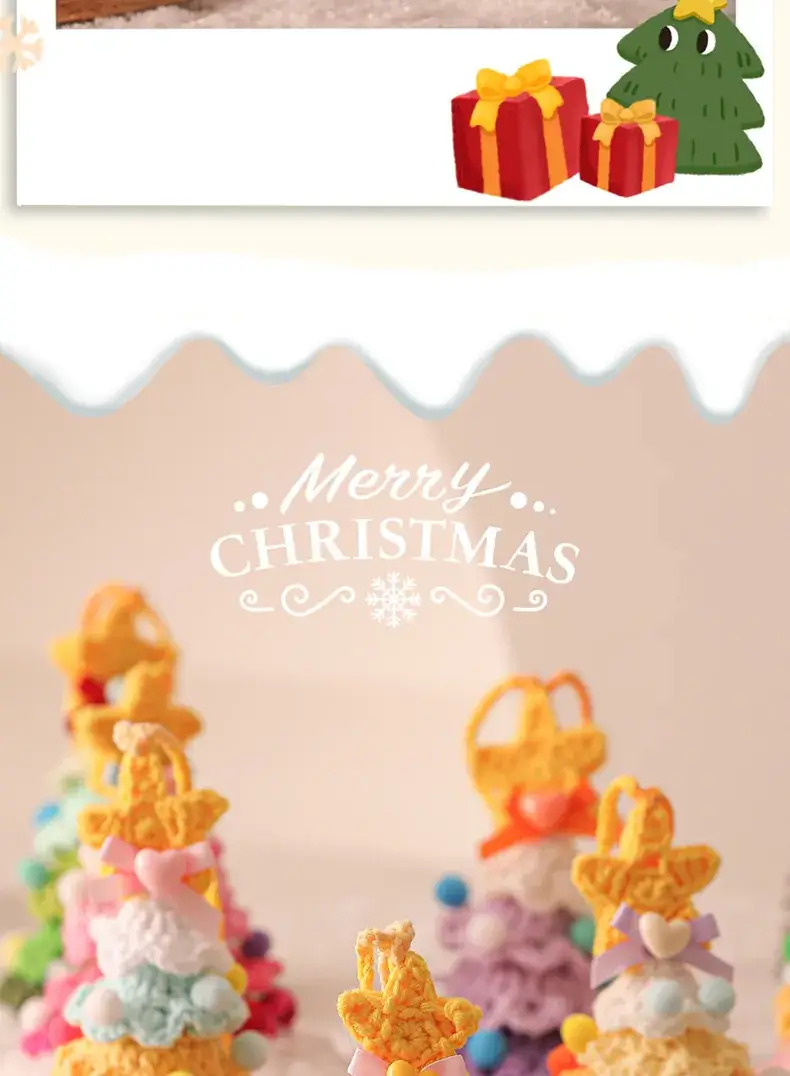 New 2025 Plush Christmas Tree Ornament with Bell — feature 10