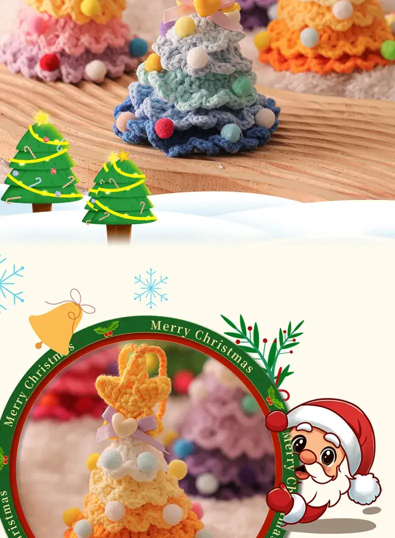 New 2025 Plush Christmas Tree Ornament with Bell — feature 11