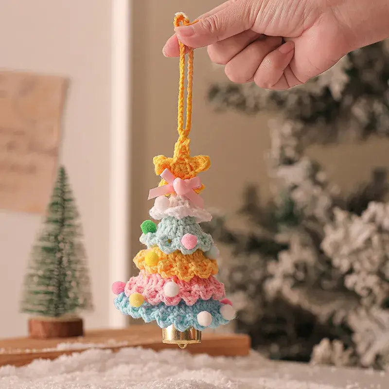 New 2025 Plush Christmas Tree Ornament with Bell - Image 4