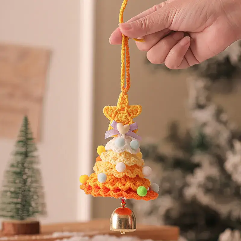 New 2025 Plush Christmas Tree Ornament with Bell - Image 7