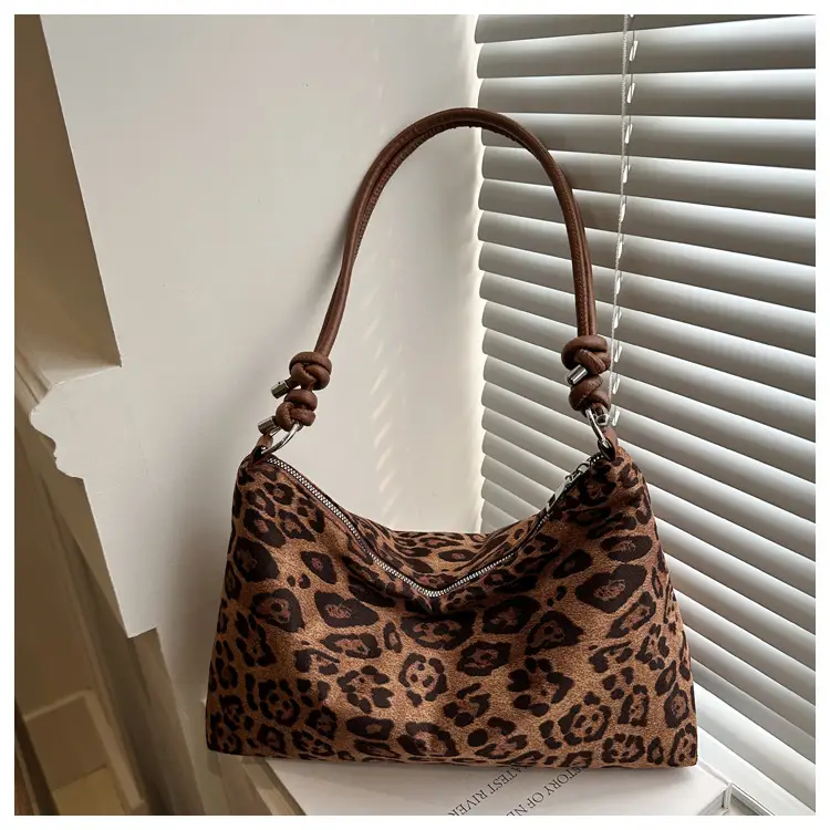 Leopard Print Messenger Bag for Women 2024 - Image 5