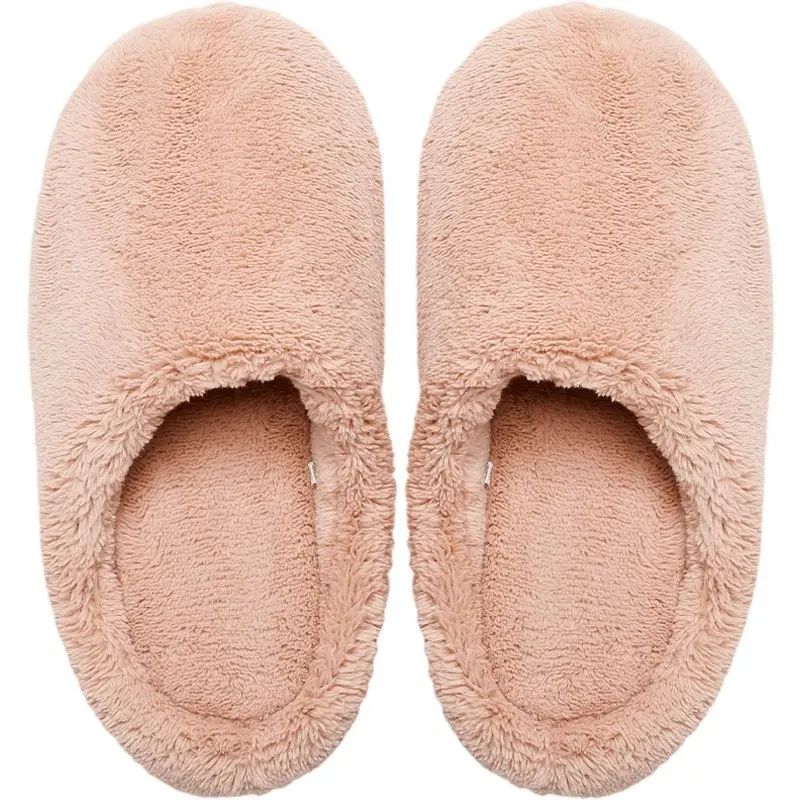 New Japanese-Style Slippers for Men Women Warm Plush Autumn Winter