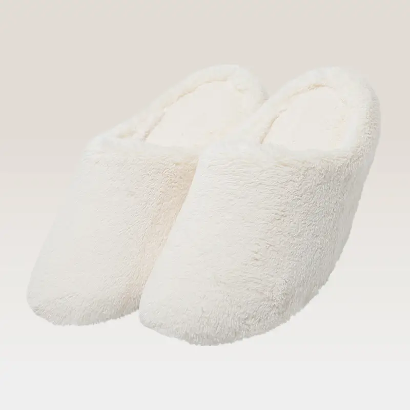 New Japanese-Style Slippers for Men Women Warm Plush Autumn Winter