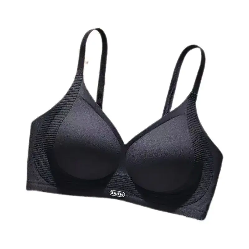 Naked Seamless Pull-Up Bra Women Black Beige - Image 9