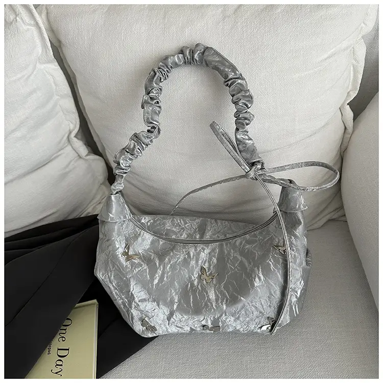 Black Butterfly Embroidered Shoulder Crossbody Bag — feature 11