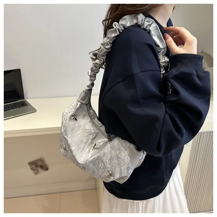 Black Butterfly Embroidered Shoulder Crossbody Bag — feature 17