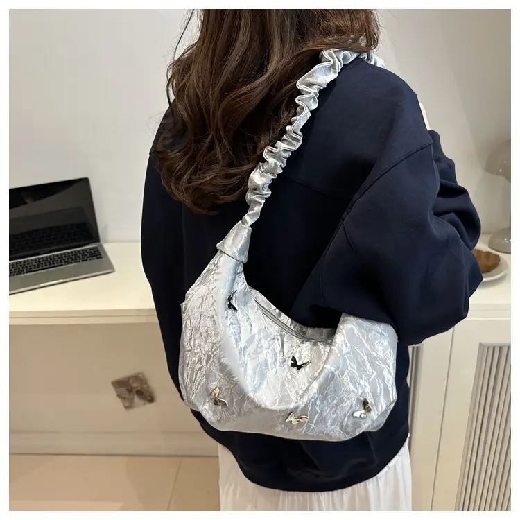 Black Butterfly Embroidered Shoulder Crossbody Bag — feature 18