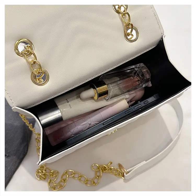 Lingge Chain Bag Women's Tan 2024 New Style — feature 28