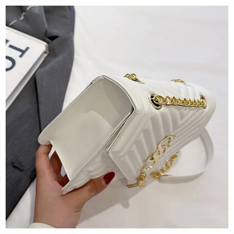 Lingge Chain Bag Women's Tan 2024 New Style — feature 34