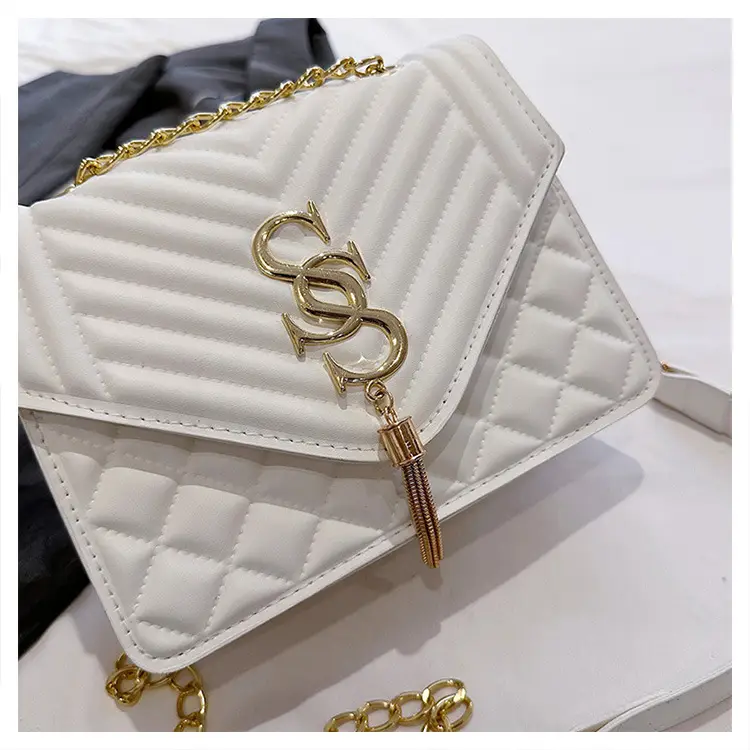 Lingge Chain Bag Women's Tan 2024 New Style — feature 35