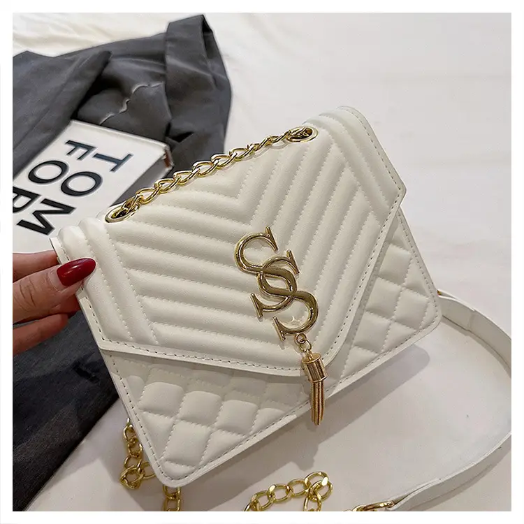 Lingge Chain Bag Women's Tan 2024 New Style — feature 36
