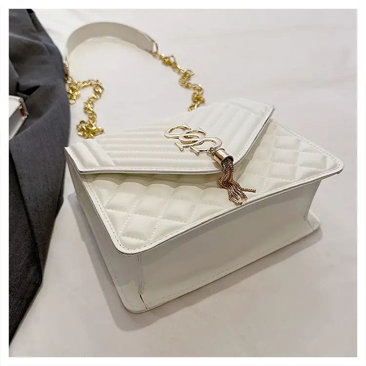 Lingge Chain Bag Women's Tan 2024 New Style — feature 37