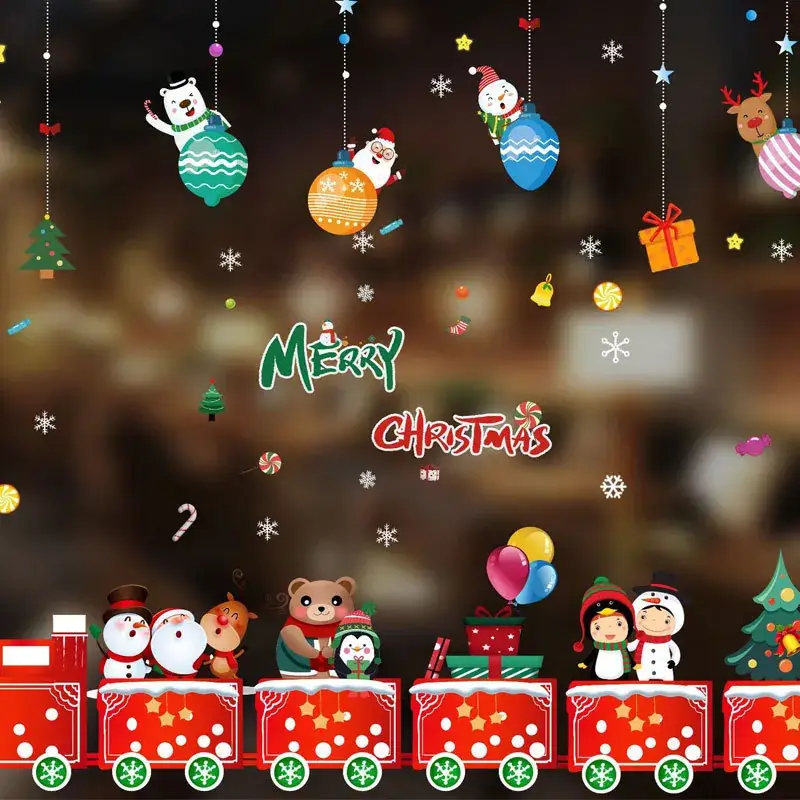 Christmas Electrostatic Stickers for Home Decor - Image 12