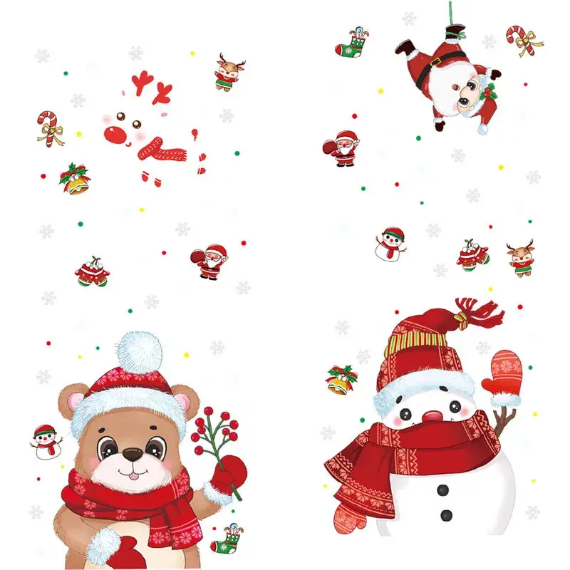 Christmas Electrostatic Stickers for Home Decor - Image 14