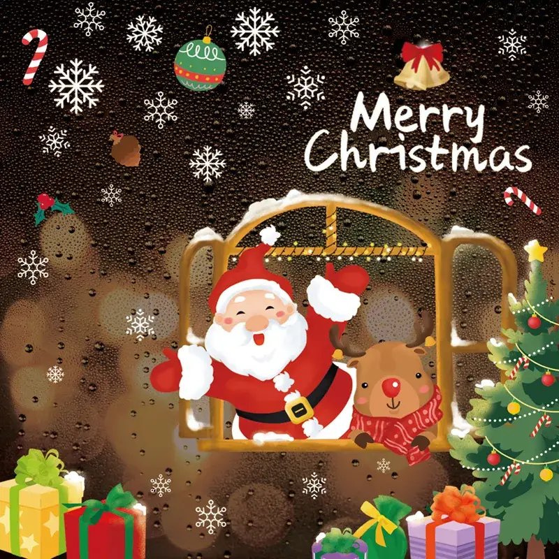 Christmas Electrostatic Stickers for Home Decor - Image 9