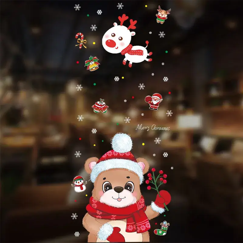 Christmas Electrostatic Stickers for Home Decor - Image 5