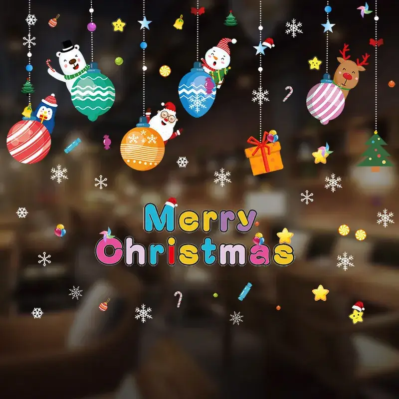 Christmas Electrostatic Stickers for Home Decor — feature 15