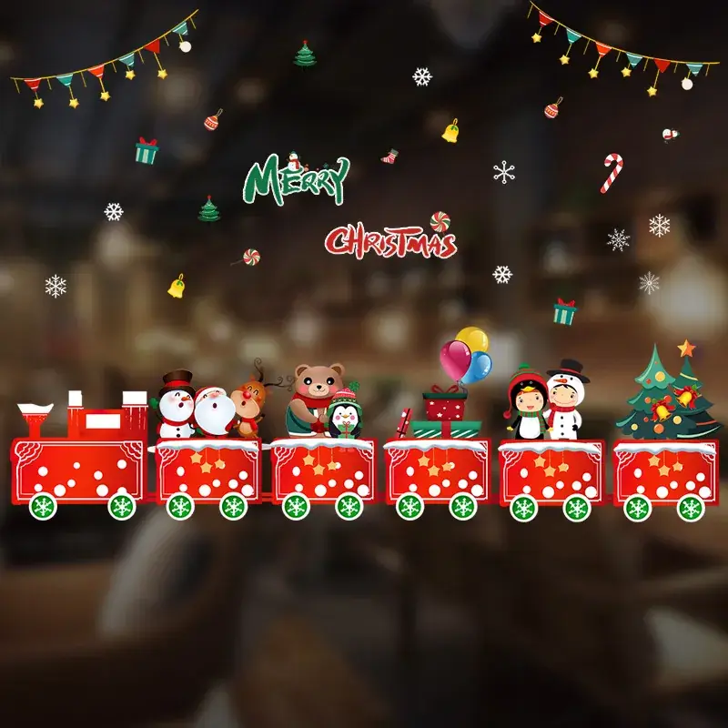 Christmas Electrostatic Stickers for Home Decor - Image 6